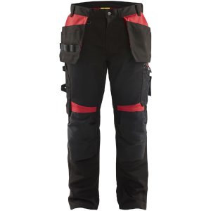 Byxa 15551860 Svart / Röd BLÅKLÄDER