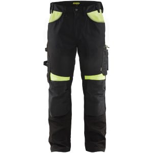 Byxa 15561860 Svart / Hivisgul BLÅKLÄDER