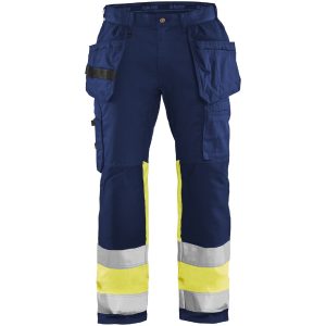 Byxa 15581811 Marin / Hivisgul BLÅKLÄDER