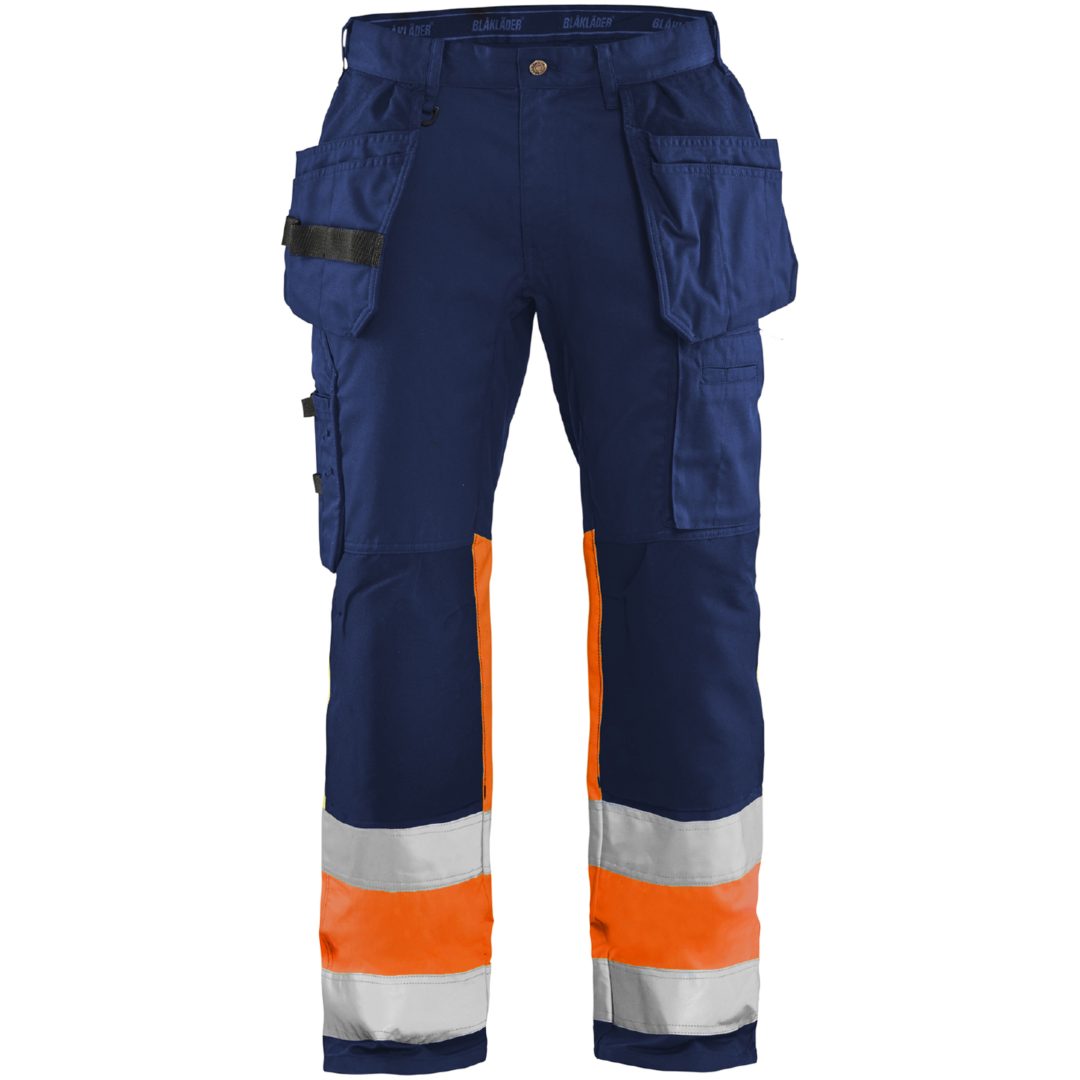 Byxa 15581811 Marin / Hivisorange BLÅKLÄDER BYXA 15581811 MARIN/ORA 44