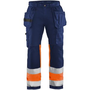 Byxa 15581811 Marin / Hivisorange BLÅKLÄDER