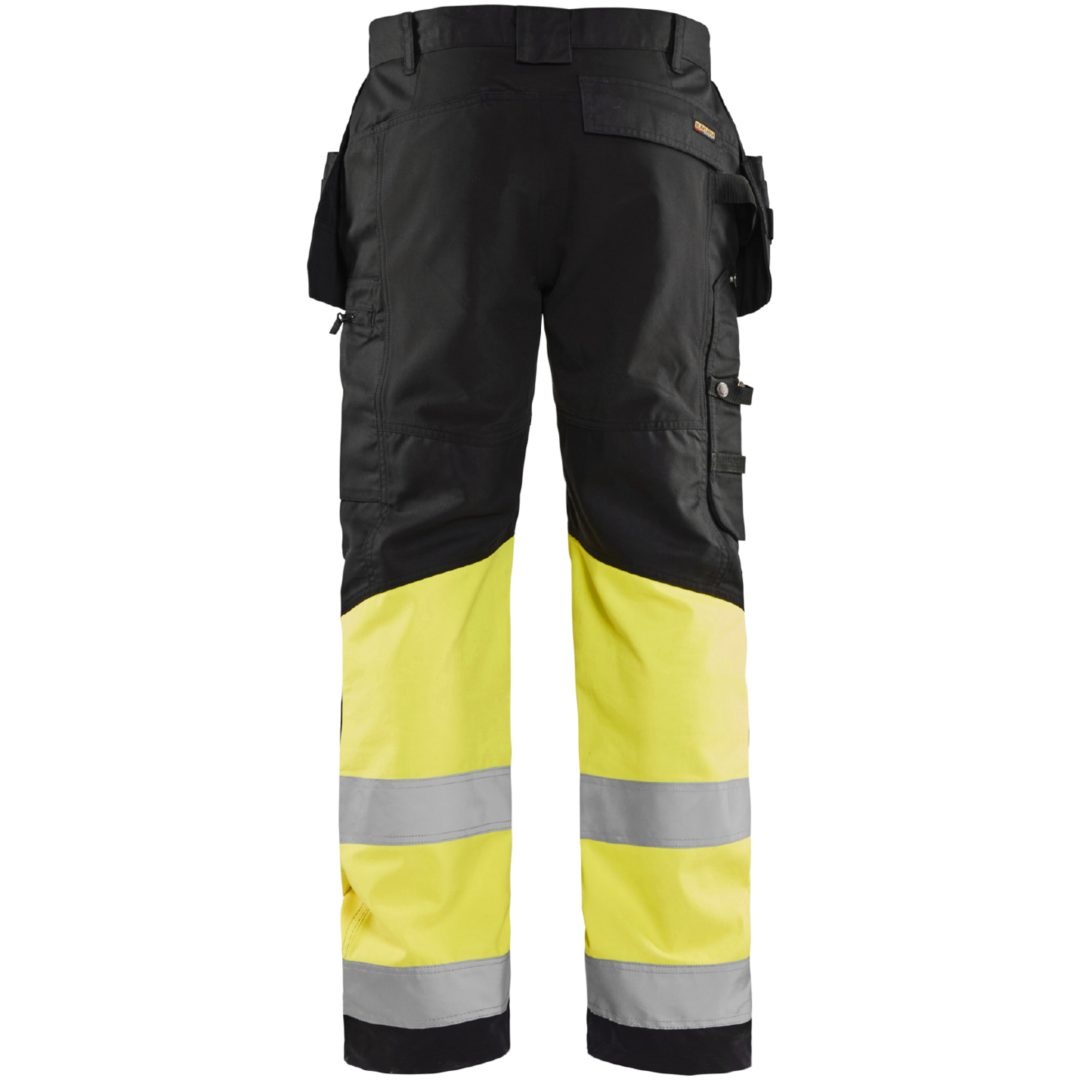 Byxa 15581811 Svart / Hivisgul BLÅKLÄDER BYXA 15581811 SVART/GUL 44 – bild 2
