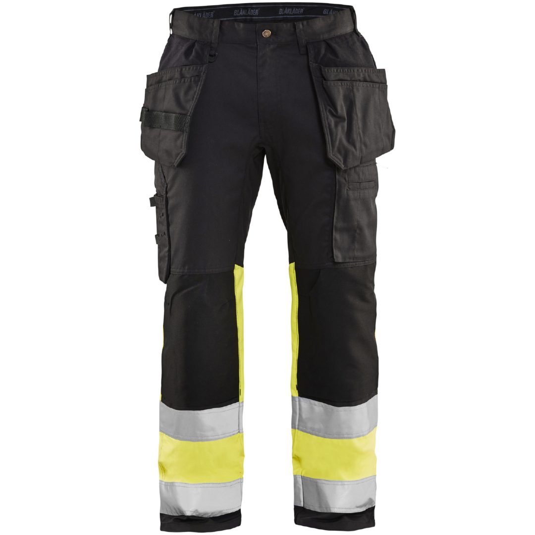 Byxa 15581811 Svart / Hivisgul BLÅKLÄDER BYXA 15581811 SVART/GUL 44
