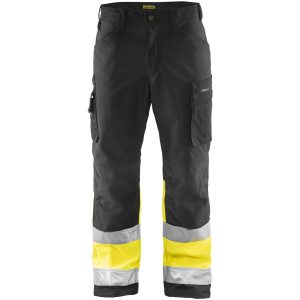 Byxa 15622517 Svart / Gul BLÅKLÄDER