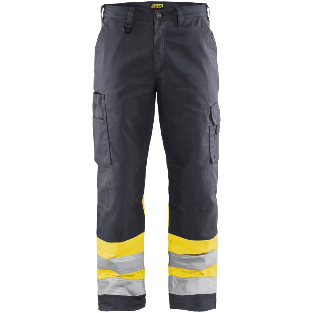 Byxa 15641811 Grå / Hivisgul BLÅKLÄDER BYXA 15641811 GRÅ/GUL 44