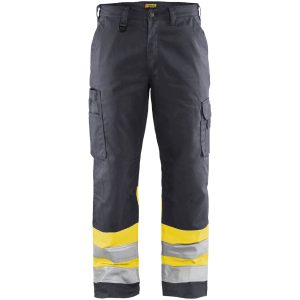 Byxa 15641811 Grå / Hivisgul BLÅKLÄDER