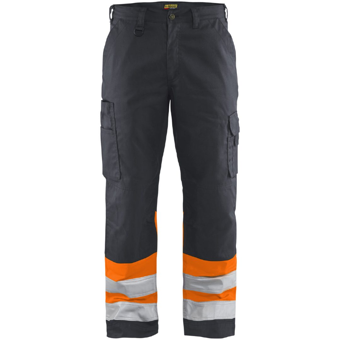 Byxa 15641811 Grå / Hivisorange BLÅKLÄDER BYXA 15641811 GRÅ/ORANGE 44