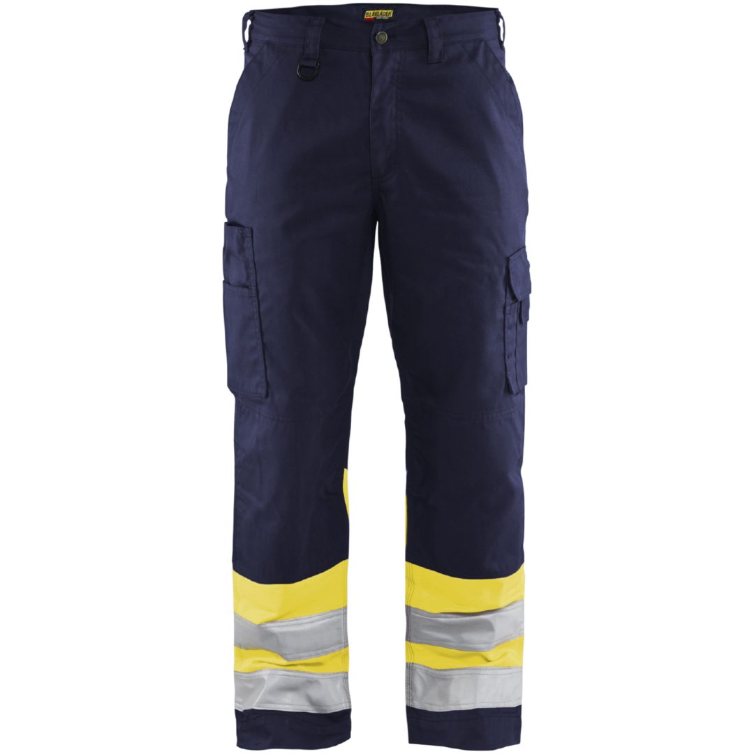Byxa 15641811 Marin / Hivisgul BLÅKLÄDER BYXA 15641811 MARIN/GUL 44