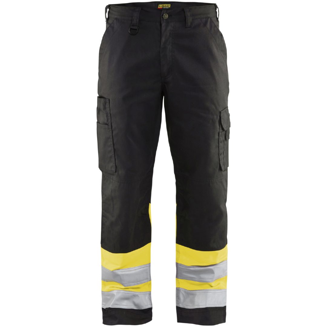 Byxa 15641811 Svart / Hivisgul BLÅKLÄDER BYXA 15641811 SVART/GUL 44