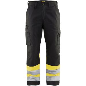 Byxa 15641811 Svart / Hivisgul BLÅKLÄDER