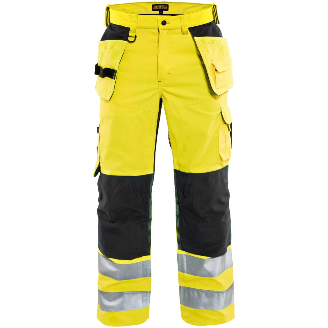 Byxa 15651811 Hivisgul / Svart BLÅKLÄDER BYXA 15651811 GUL/SVART 44