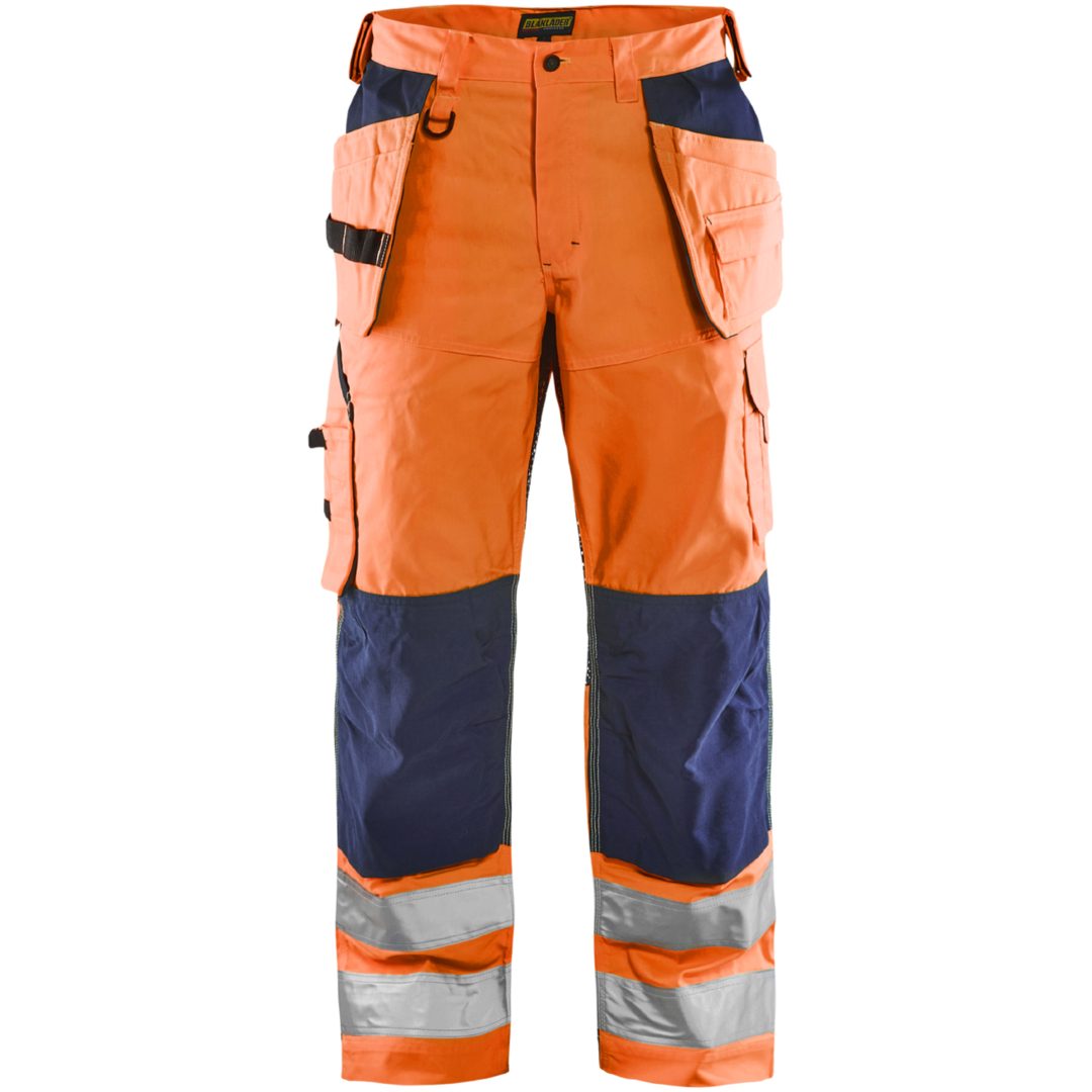 Byxa 15651811 Hivisorange / Marin BLÅKLÄDER BYXA 15651811 ORANGE/MAR 44