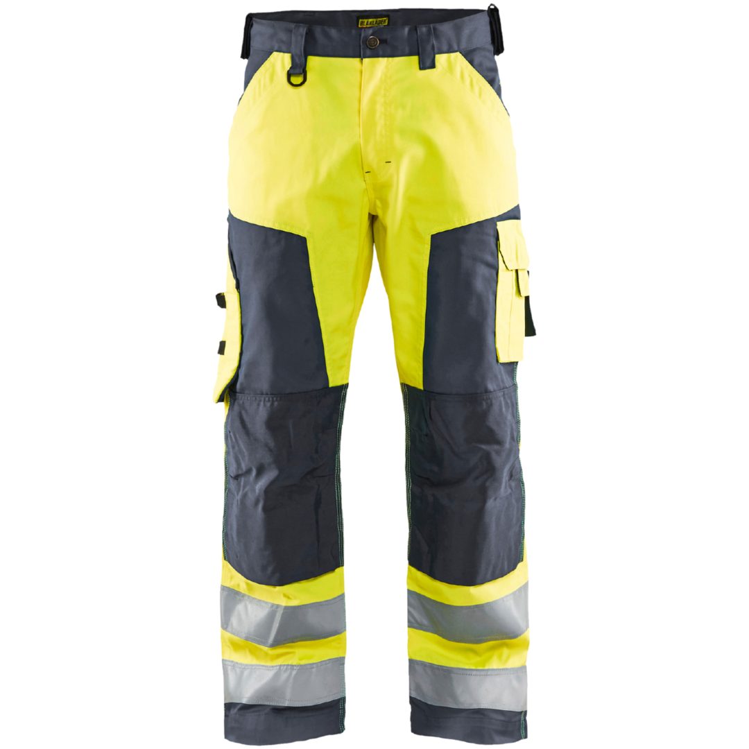Byxa 15661811 Hivisgul / Grå BLÅKLÄDER BYXA 15661811 GUL/GRÅ 44