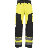 Byxa 15661811 Hivisgul / Svart BLÅKLÄDER
