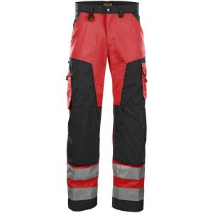 Byxa 15661811 Hivisröd / Svart BLÅKLÄDER