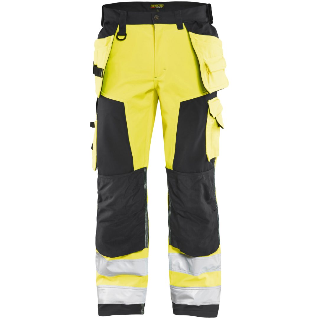 Byxa 15672517 Hivisgul / Svart BLÅKLÄDER BYXA 15672517 GUL/SVART 44