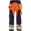 Byxa 15672517 Hivisorange / Marin BLÅKLÄDER BYXA 15672517 ORANGE/MAR 44 – miniatyr 1
