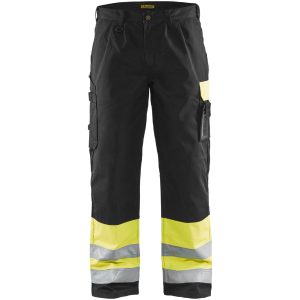 Byxa 15841860 Hivisgul / Svart BLÅKLÄDER