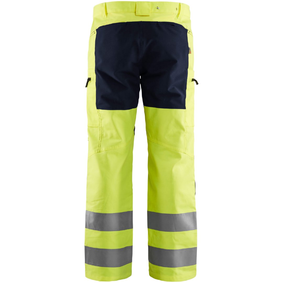Byxa 15851811 Hivisgul / Svart BLÅKLÄDER BYXA 15851811 GUL/SVART 44 – bild 2