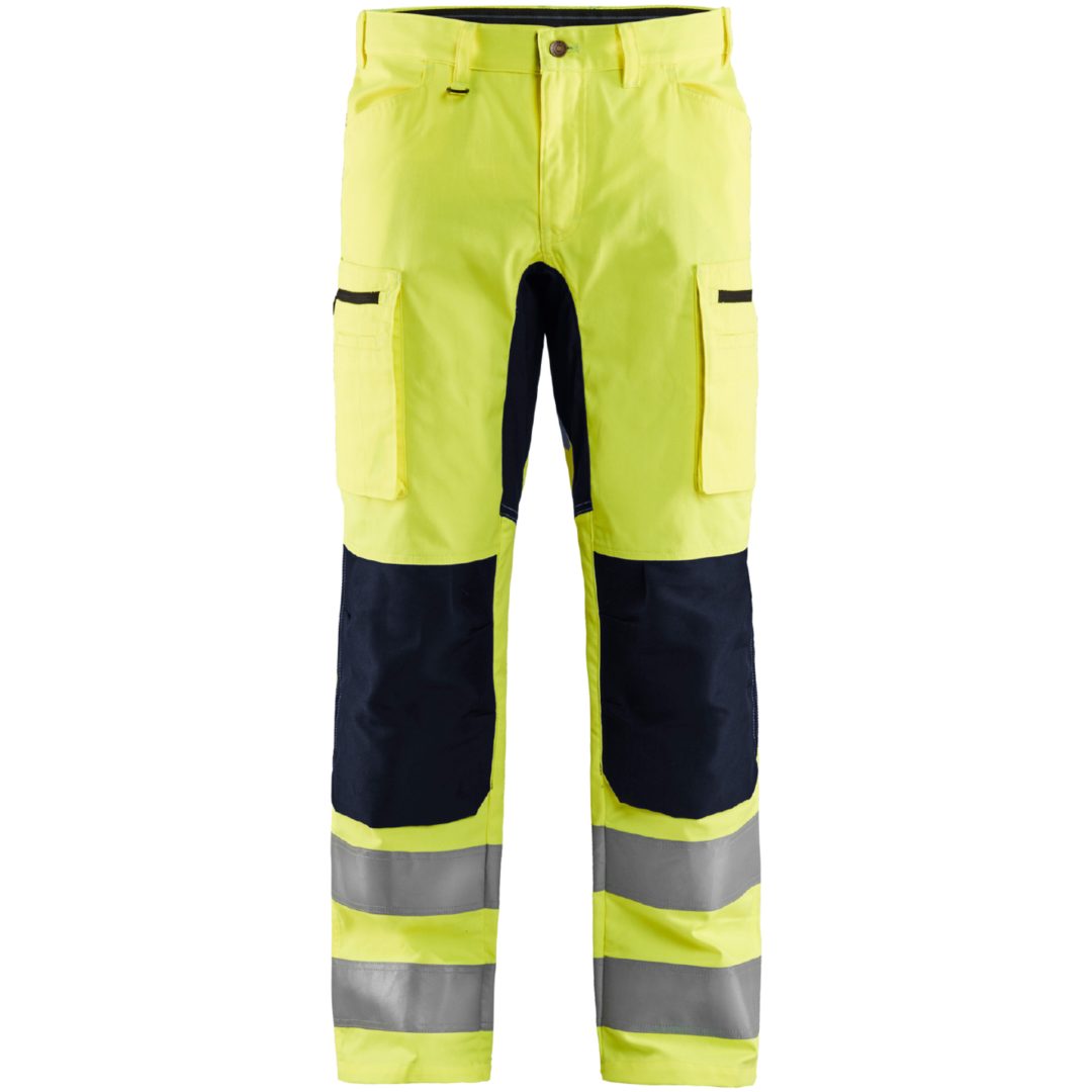 Byxa 15851811 Hivisgul / Svart BLÅKLÄDER BYXA 15851811 GUL/SVART 44