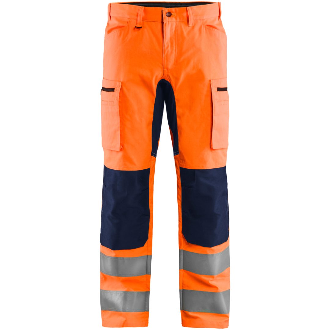 Byxa 15851811 Hivisorange / Marin BLÅKLÄDER BYXA 15851811 ORANGE/MARI 44