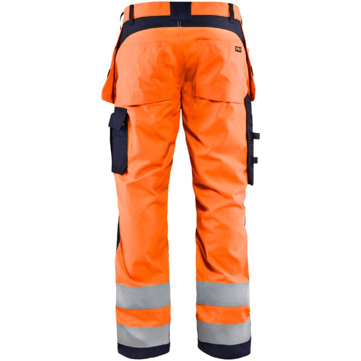 Byxa 15891513 Hivisorange / Marin BLÅKLÄDER BYXA 15891513 ORANGE/MAR 44 – bild 2