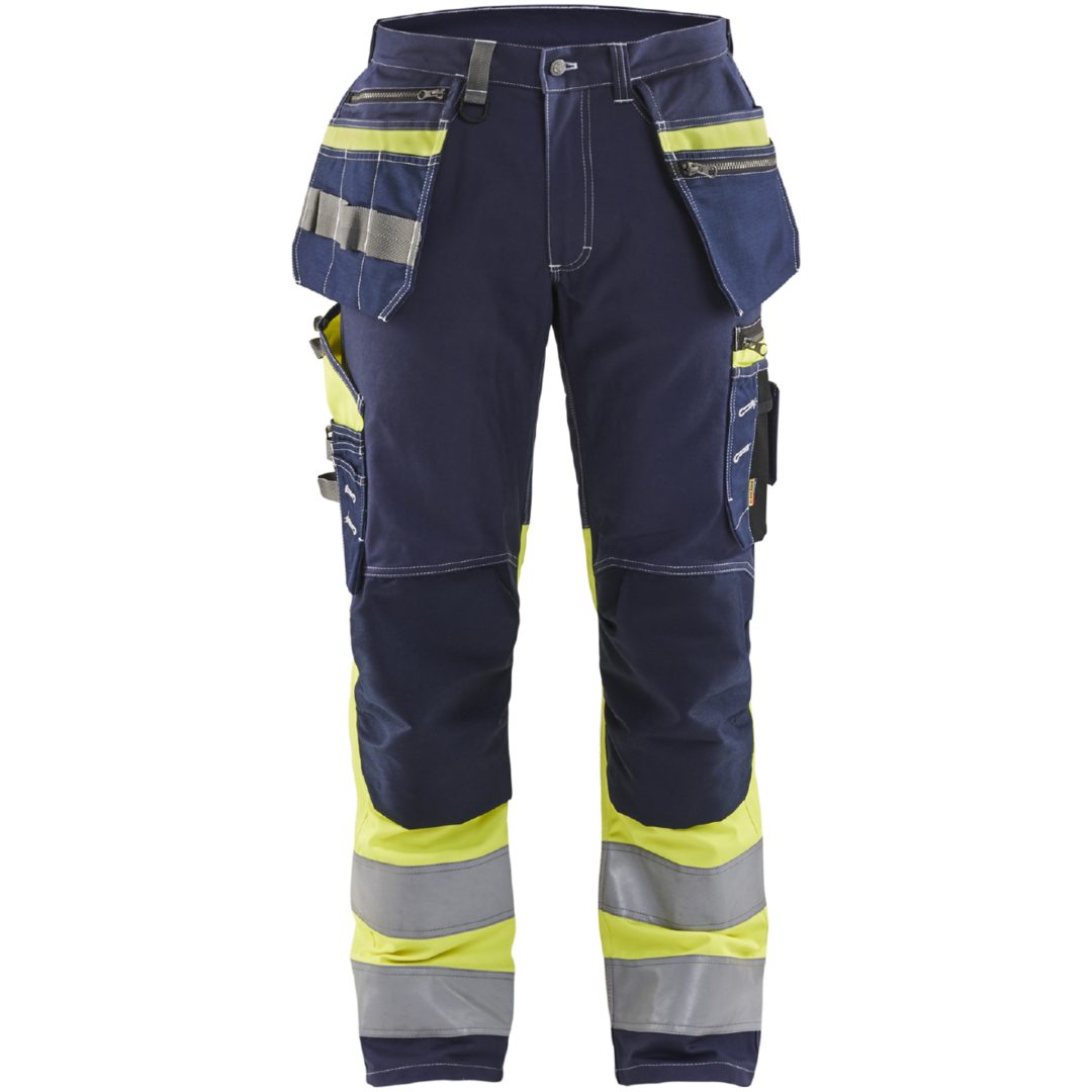Byxa 17941370 Marin / Hivisgul BLÅKLÄDER BYXA 17941370 MARIN/GUL 44