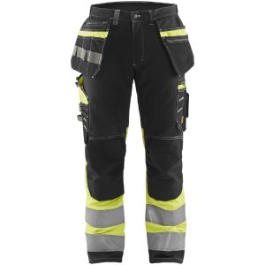 Byxa 17941370 Svart / Hivisgul BLÅKLÄDER