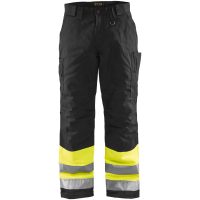 Byxa 18621811 Hivisgul / Svart BLÅKLÄDER