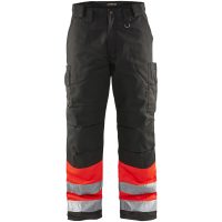Byxa 18621811 Hivisröd / Svart BLÅKLÄDER