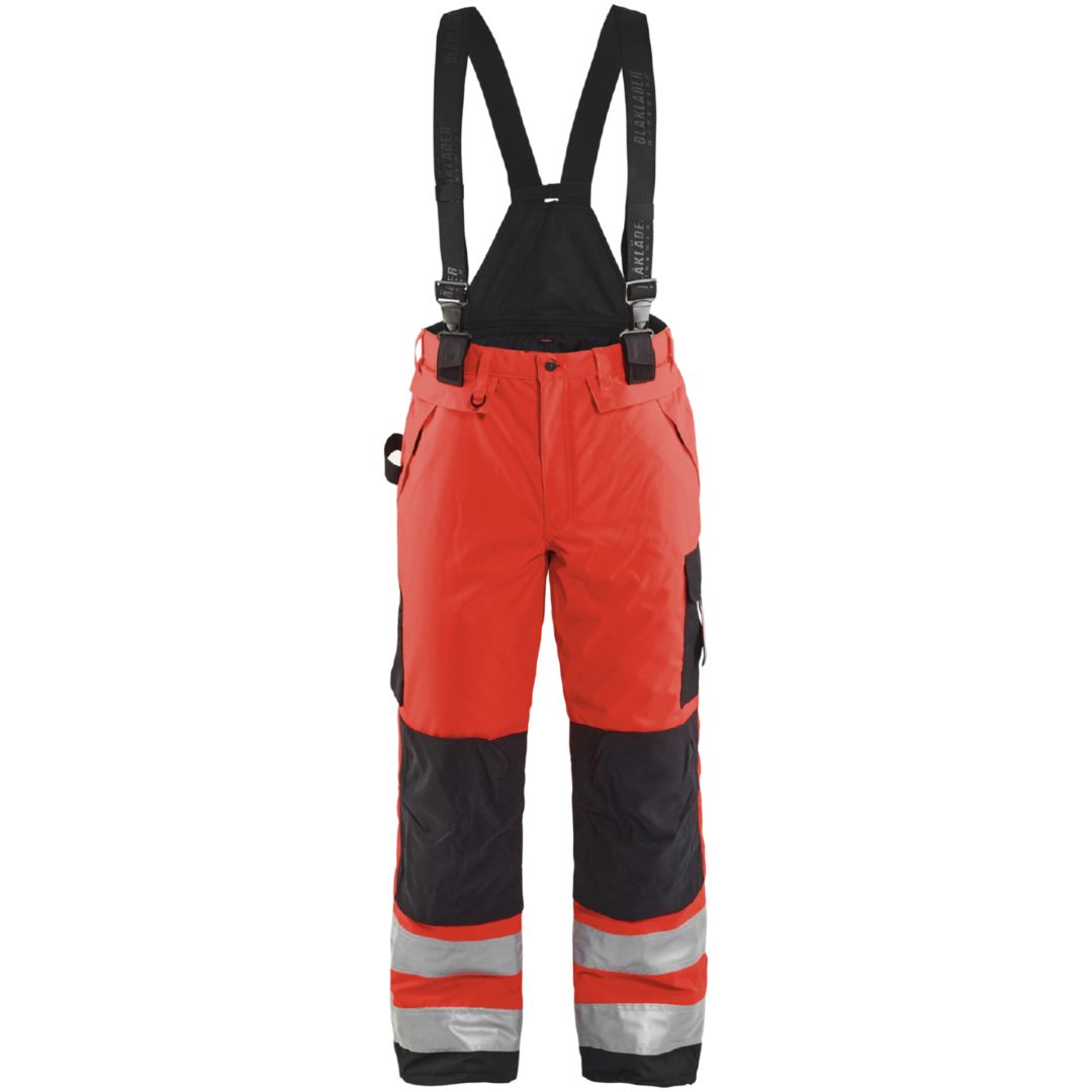 Byxa 18851977 Hivisröd / Svart BLÅKLÄDER BYXA 18851977 RÖD/SVART 44