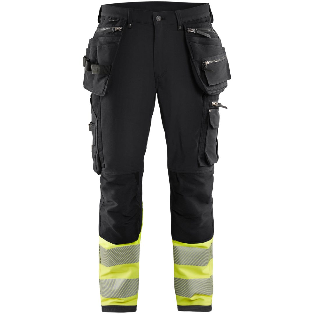 Byxa 19931642 Svart / Hivisgul BLÅKLÄDER BYXA 19931642 SVART/GUL 44