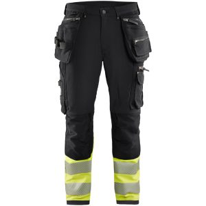 Byxa 19931642 Svart / Hivisgul BLÅKLÄDER