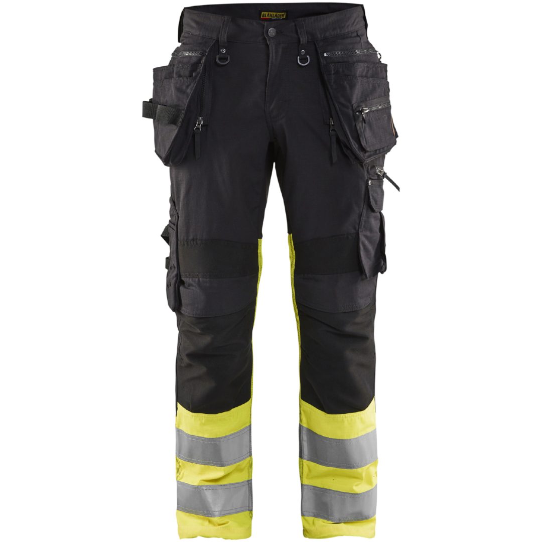 Byxa 19941330 Svart / Gul BLÅKLÄDER BYXA 19941330 SVART/GUL 60