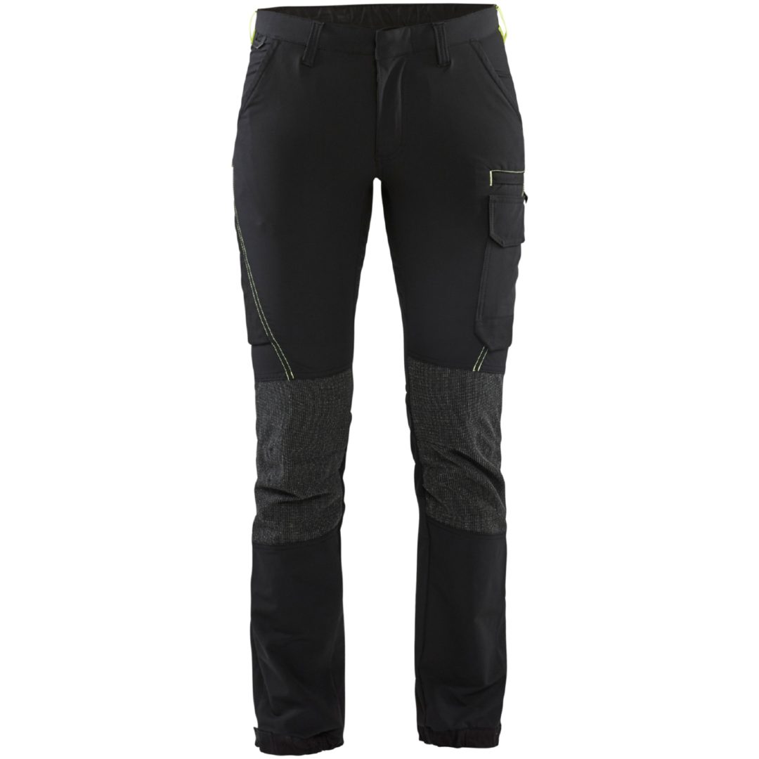 Byxa 71221645 Svart / Hivisgul BLÅKLÄDER BYXA 71221645 SVART/GUL 32