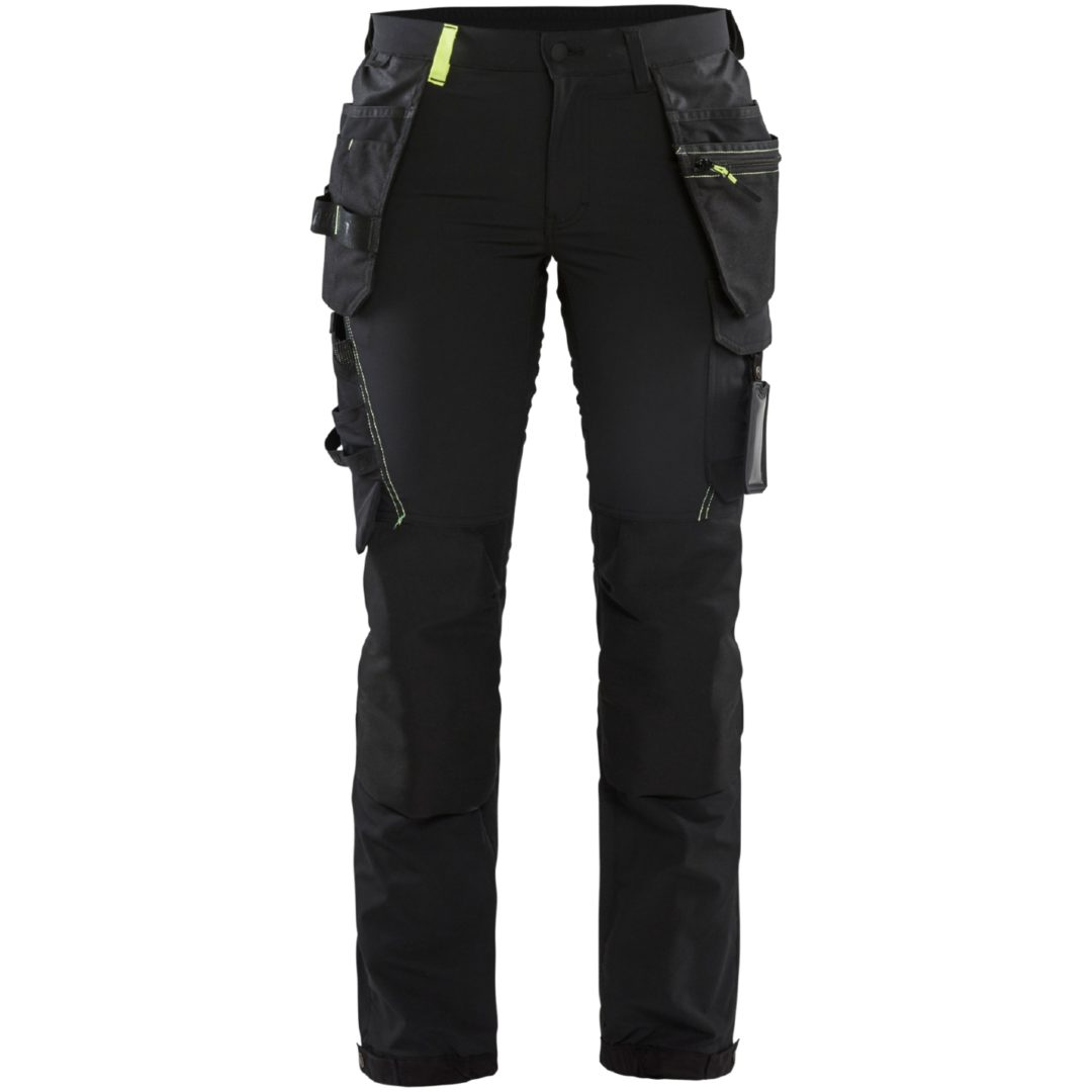 Byxa 71921645 Svart / Hivisgul BLÅKLÄDER BYXA 71921645 SVART/GUL 32