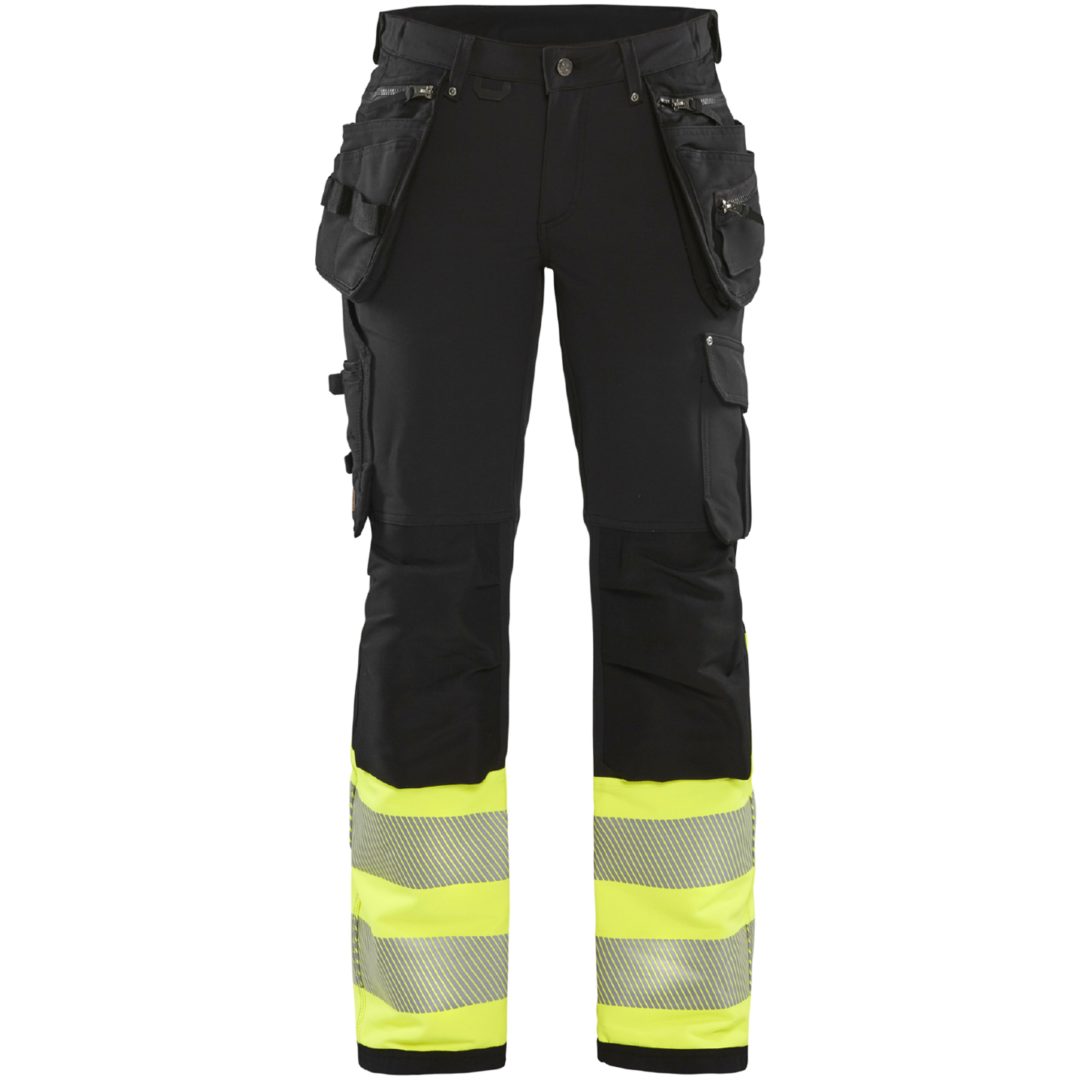 Byxa 71931642 Svart / Hivisgul BLÅKLÄDER BYXA 71931642 SVART/GUL 34