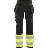 Byxa 71931642 Svart / Hivisgul BLÅKLÄDER