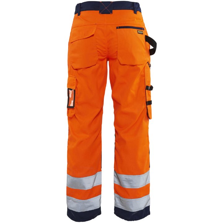 Byxa dam 71551811 Hivisorange / Marin BLÅKLÄDER BYXA 71551811 ORANGE/MARIN 34 – bild 2