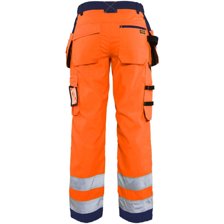 Byxa dam 71561811 Hivisorange / Marin BLÅKLÄDER BYXA 71561811 ORANGE/MARIN 34 – bild 2