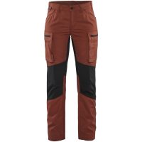 Byxa dam 71591845 Röd / Svart BLÅKLÄDER