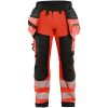 Byxa Svart/hivisröd 18202513 Blåkläder Herr c44 – miniatyr 1