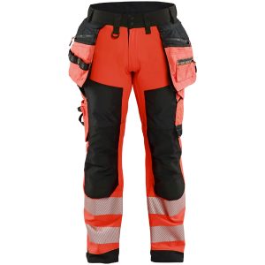 Byxa Svart/hivisröd 18202513 Blåkläder