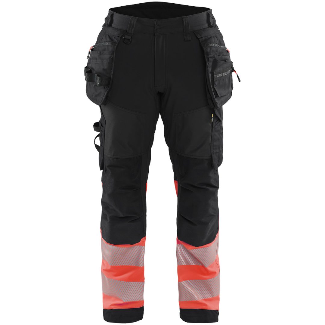 Byxa Svart/hivisröd 18212513 Blåkläder Herr c44