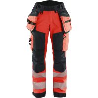 Byxa Svart/hivisröd 71182513 Blåkläder