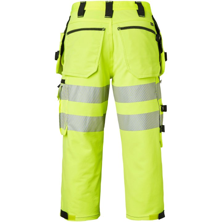 Byxor Craftsmen Capri Fluorescerande Gul/Svart Top Swede C44 – bild 3