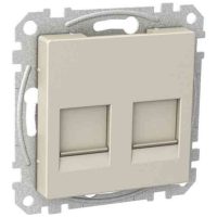 C-PL EXX 2XKEYS INS GRÖ PL VITSYSTIMAX GRÖN INSATS 2X8 VIT