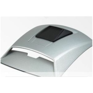 C4 ventilation scoop, glossy silver Schuberth