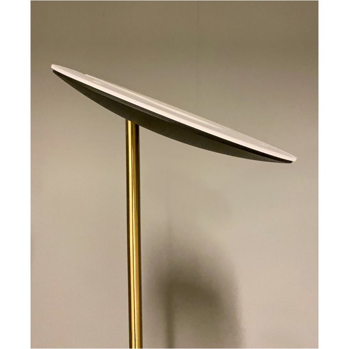 Cadiz Uplight, ANETA HOME Sockel LED Svart /Matt Mässing – bild 3