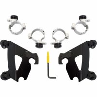 Cafe Trigger-Lock Monteringssats Svart MEMPHIS SHADES